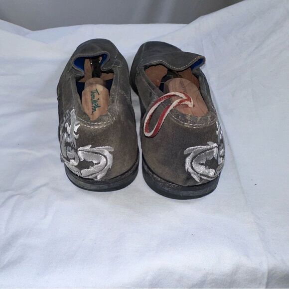 VTG Mark Nason Rock Never Dies Mens Brown Dragon Leather Shoes Sz 8.5 main image 4